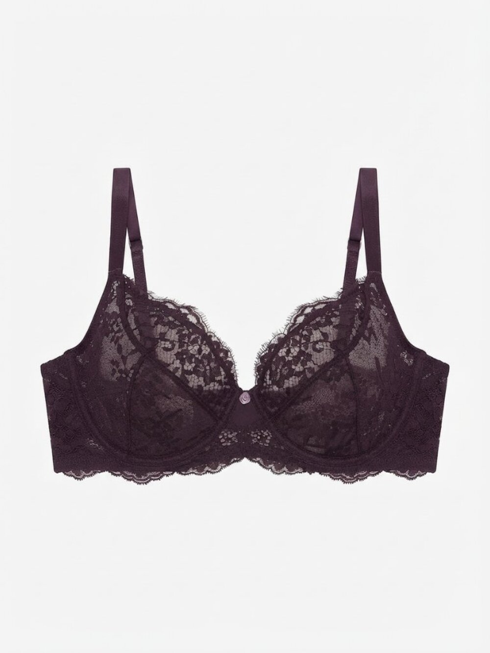 New! Victoria’s Secret The Fabulous Unlined Lace Full-Cup Bra 36C 34516